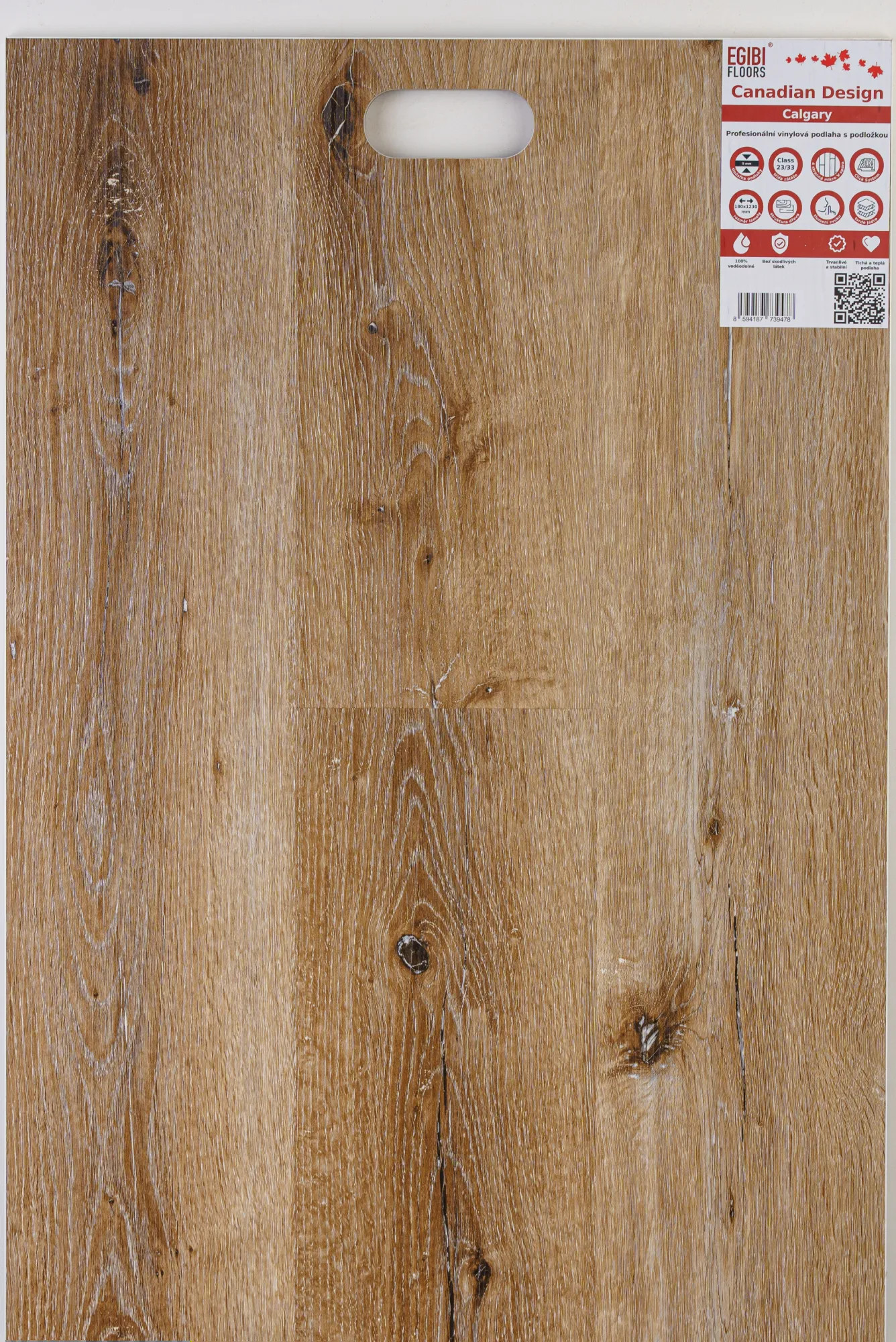 Canadian Design vinyl SPC RIGID podlaha 5/0,3 mm s podložkou CALGARY BS05 123x18 cm (1,77m2)