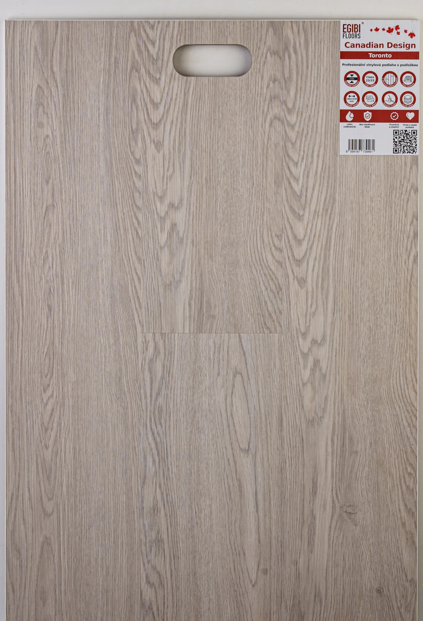 Canadian Design vinyl SPC RIGID podlaha 5/0,3 mm s podložkou TORONTO BS13 123x18 cm (1,77m2)